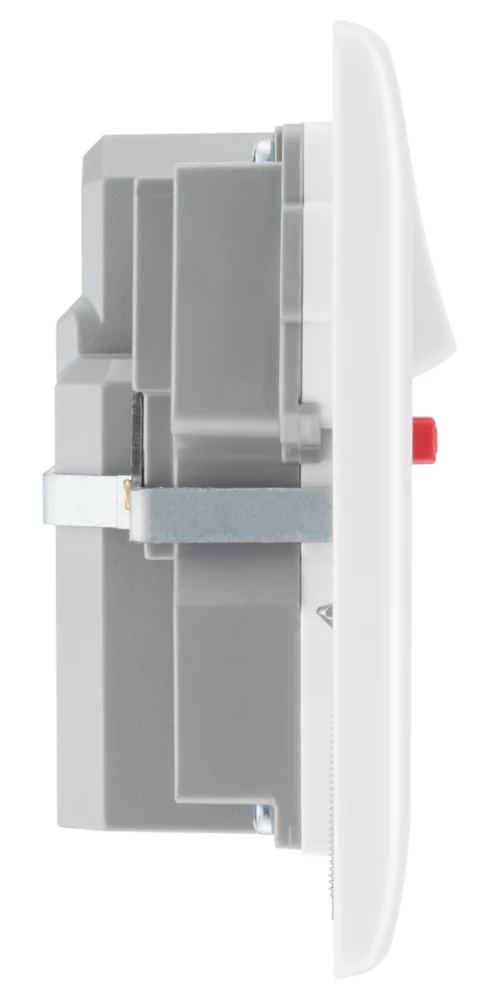 British General 13A 2-Gang SP Switched Passive RCD Socket White - Image 4