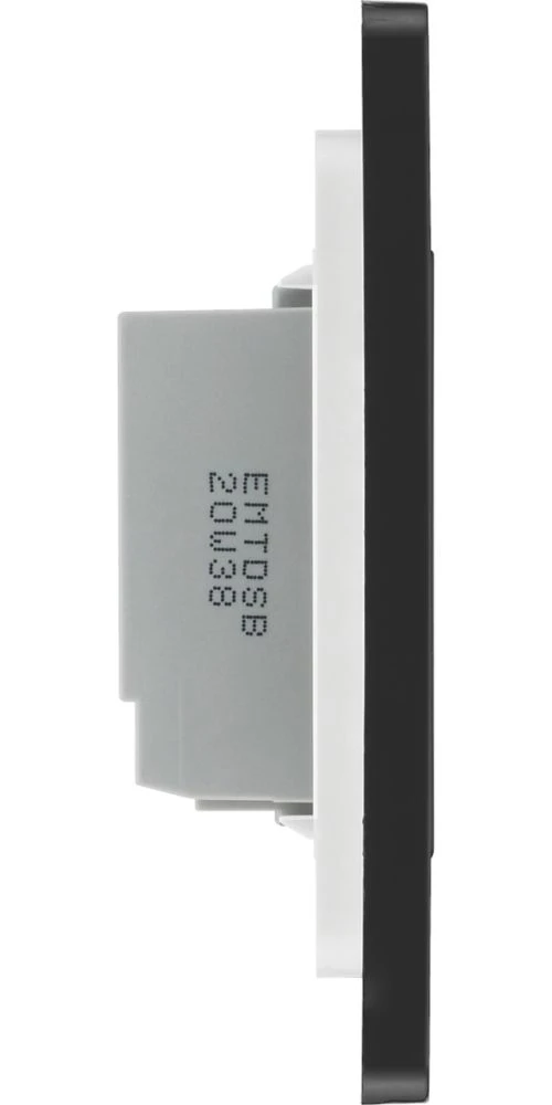 British General Evolve 1-Gang 2-Way LED Single Secondary Trailing Edge Touch Dimmer Switch Copper With Black Inserts - Image 6