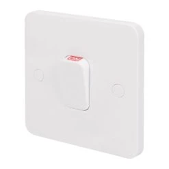 Schneider Electric Lisse 50A 1-Gang DP Cooker Switch White With LED