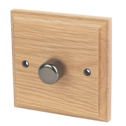 Varilight 1-Gang 2-Way LED Dimmer Switch Classic Oak