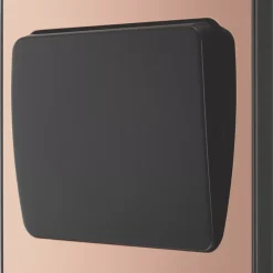 British General Evolve 20 A 16AX 1-Gang 2-Way Wide Rocker Light Switch Copper With Black Inserts