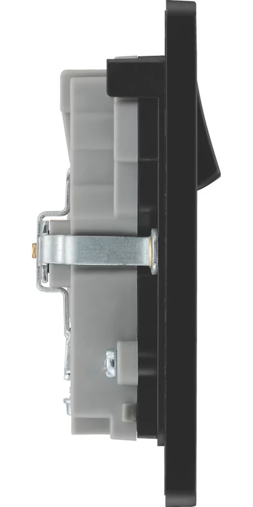 British General Evolve 13A 2-Gang SP Switched Socket + 3A 2-Outlet Type A & C USB Charger Copper With Black Inserts - Image 6