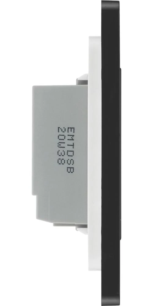 British General Evolve 2-Gang 2-Way LED Double Secondary Touch Trailing Edge Dimmer Switch Copper With Black Inserts - Image 6