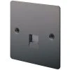 LAP Master Telephone Socket Black Nickel