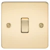Knightsbridge FP1200PB 10AX 1-Gang Intermediate Switch Polished Brass