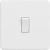 Knightsbridge SF1200MW 10AX 1-Gang Intermediate Switch Matt White