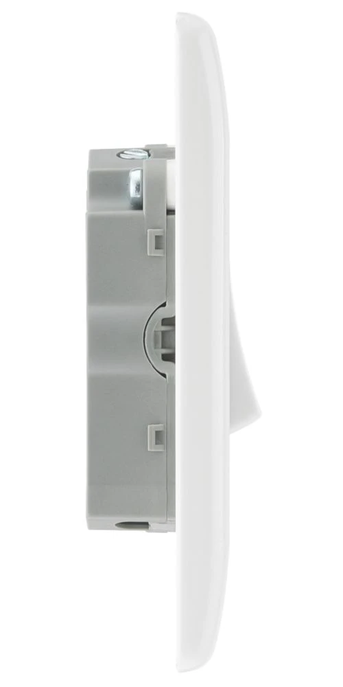 British General 800 Series 20A 16AX 6-Gang 2-Way Light Switch White - Image 4