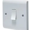 Crabtree Instinct 20A 1-Gang DP Control Switch White