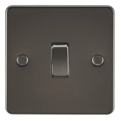 Knightsbridge FP8341GM 20A 1-Gang DP Control Switch Gunmetal
