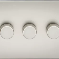 Knightsbridge FP2183PL 3-Gang 2-Way LED Dimmer Switch Pearl
