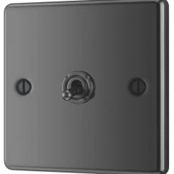 LAP 10AX 1-Gang 2-Way Toggle Switch Black Nickel