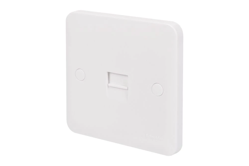 Schneider Electric Lisse Slave Telephone Socket White