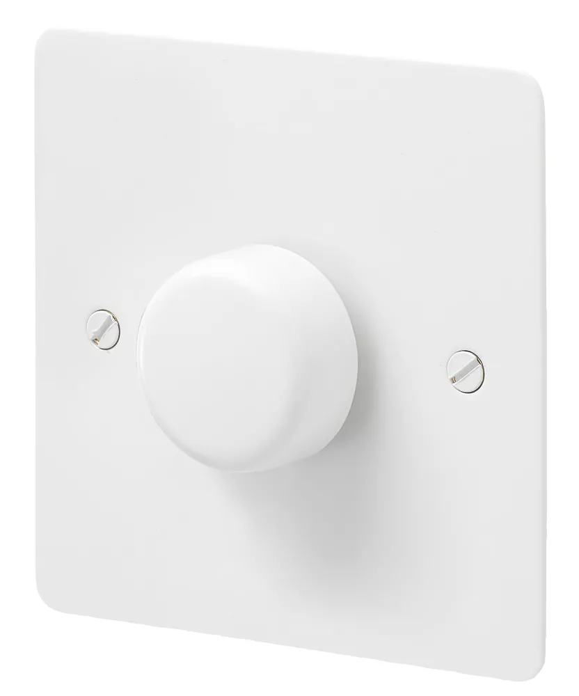 MK Edge 1-Gang 2-Way Dimmer Switch White