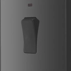 British General Evolve 20A 1-Gang DP Control Switch Black With LED With Black Inserts