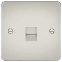 Knightsbridge FP7400PL Slave Telephone Socket Pearl