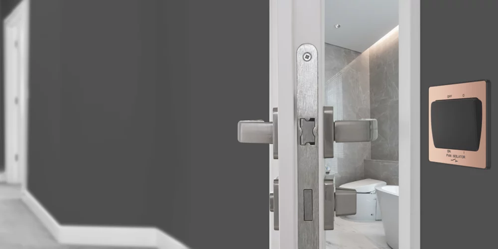 British General Evolve 10A 1-Gang 3-Pole Fan Isolator Switch Copper With Black Inserts - Image 7