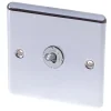 LAP 10AX 1-Gang 2-Way Toggle Switch Polished Chrome