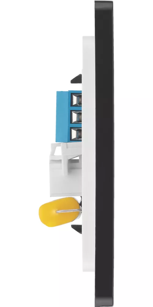 British General Evolve Master Telephone Socket Matt Black With Black Inserts - Image 6