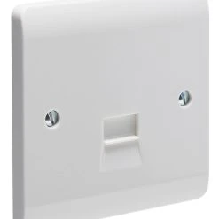 Crabtree Instinct Master Telephone Socket White