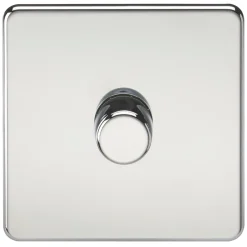 Knightsbridge SF2181PC 1-Gang 2-Way LED Dimmer Switch Polished Chrome