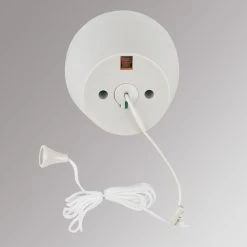 Crabtree Capital 50A 1-Way Pull Cord Switch White With Neon