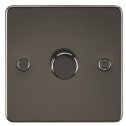 Knightsbridge FP2181GM 1-Gang 2-Way LED Dimmer Switch Gunmetal