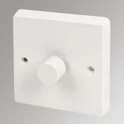 Crabtree Capital 1-Gang 2-Way Dimmer Switch White