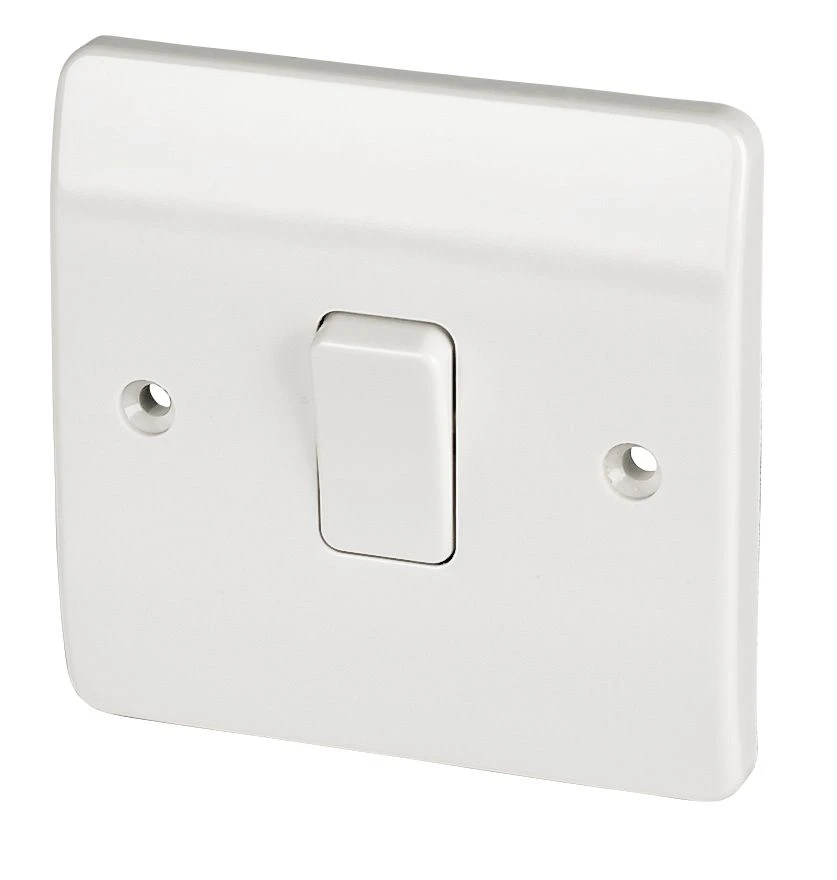 MK Logic Plus 10AX 1-Gang 2-Way Light Switch White 5 Pack - Image 2