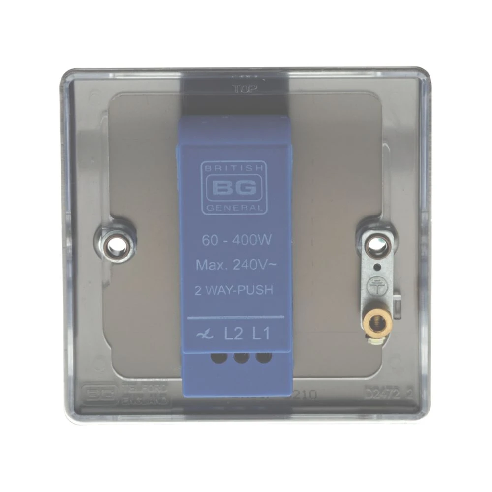 British General Nexus Metal 1-Gang 2-Way LED Dimmer Switch Black Nickel - Image 4