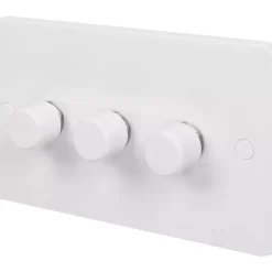 Schneider Electric Lisse 3-Gang 2-Way Dimmer Switch White