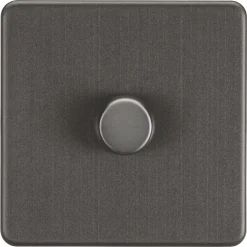 Knightsbridge SF2181SB 1-Gang 2-Way LED Dimmer Switch Smoked Bronze