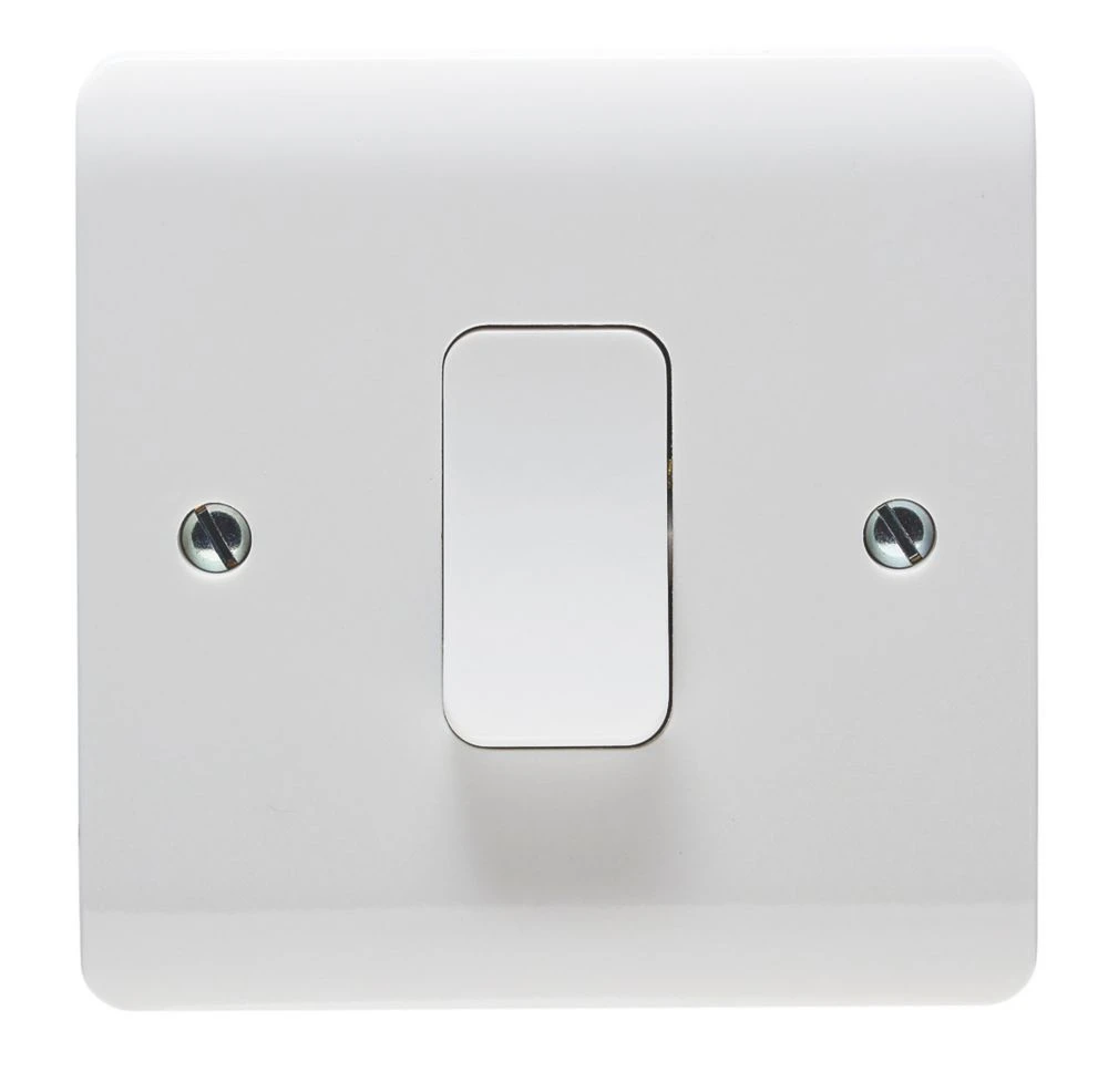 Crabtree Instinct 50A 1-Gang DP Control Switch White - Image 2