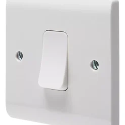 Crabtree Instinct 50A 1-Gang DP Control Switch White